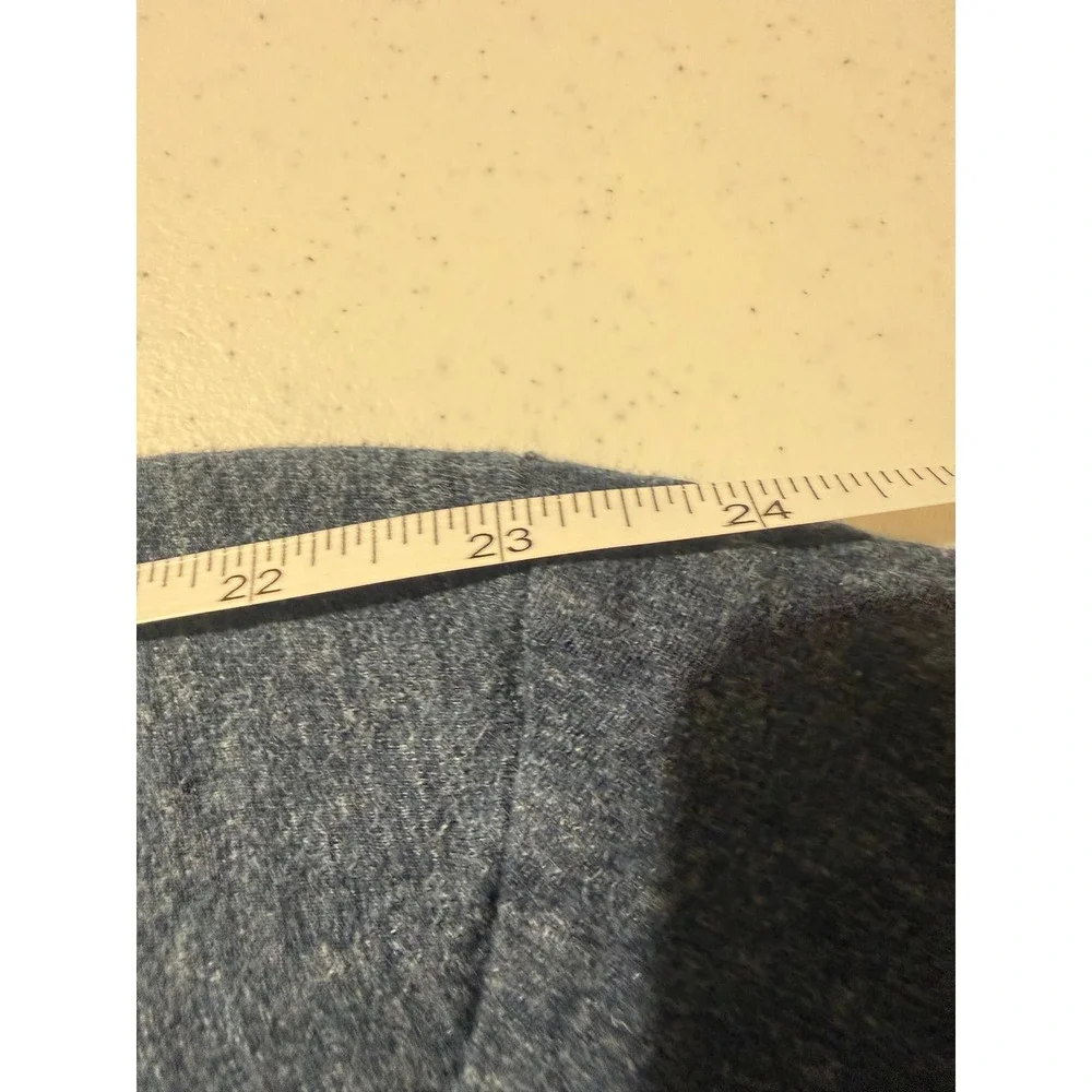 Polo Ralph Lauren Custom Slim Fit Blue‎ Heather Long Sleeve Tee Shirt XL